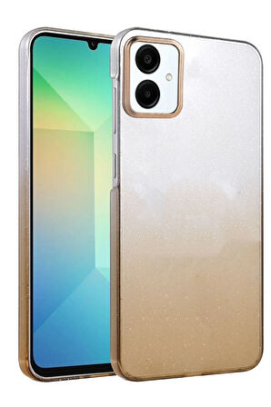 Teleplus Samsung Galaxy A06 Kılıf Simli Shinys Glossy Renk Geçişli Kapak