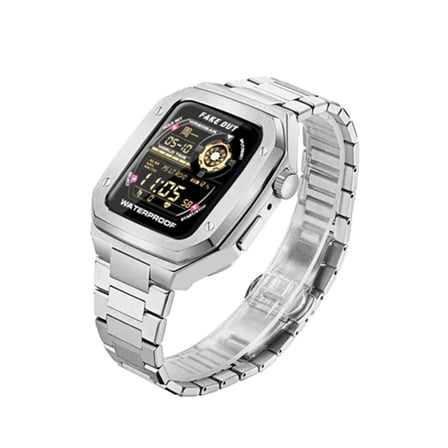 Apple Watch mm Metal Petek Kasalı Kordon (saat Değildir) - Gümüş