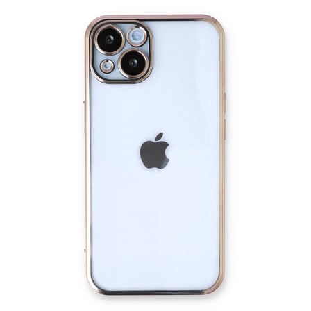 Apple İphone 14 Plus Kılıf Razer Lensli Silikon - Gold