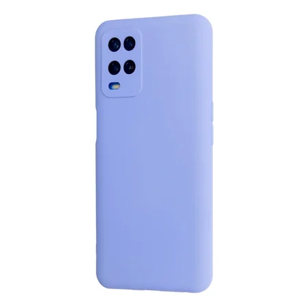 Oppo A54 4g Kılıf Nano İçi Kadife Silikon - Lila