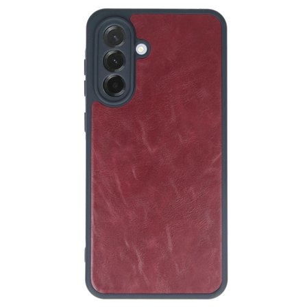 Samsung Galaxy A g Kılıf Aras Deri Kapak - Bordo