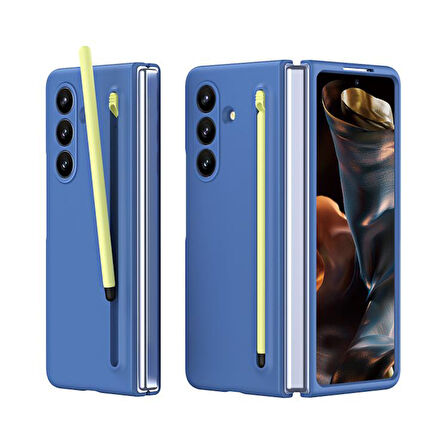 Teleplus Samsung Galaxy Z Fold 7 Kılıf Skinfeel Shockproof Kalemli Kılıf