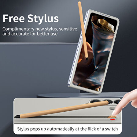 Teleplus Samsung Galaxy Z Fold 7 Kılıf Skinfeel Shockproof Kalemli Kılıf