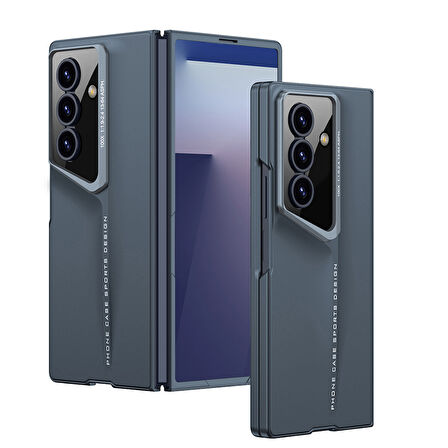 Teleplus Samsung Galaxy Z Fold 7 Kılıf Kamera Korumalı Procase Sert Kıpta Kapak