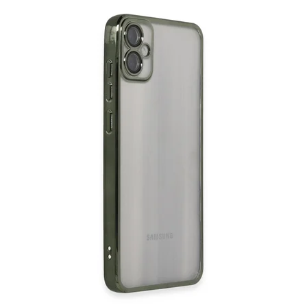 Samsung Galaxy A05 Kılıf Razer Lensli Silikon - Yeşil