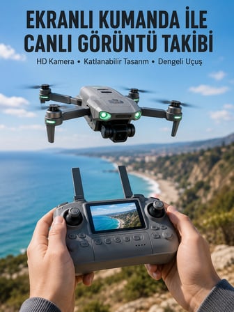 Akıllı Sensörlü Drone Canlı Görüntü Aktarımlı