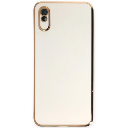 Xiaomi Redmi 9a Kılıf Volet Silikon - Beyaz