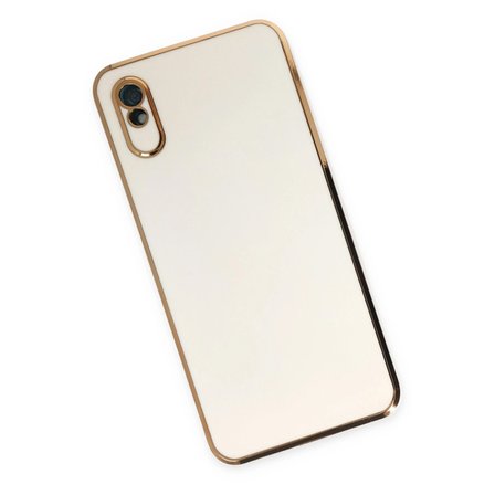 Xiaomi Redmi 9a Kılıf Volet Silikon - Beyaz