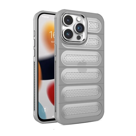 Apple İphone 15 Pro Kılıf Airmax Silikon Kapak - Titan Gri
