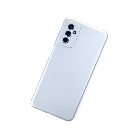 Samsung Galaxy M52 5g Kılıf Nano İçi Kadife Silikon - Sky Blue