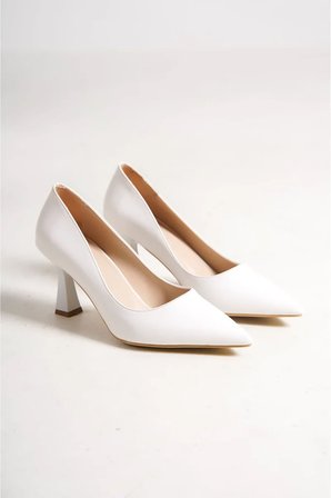Kadın Beyaz Stiletto TR12MS06B