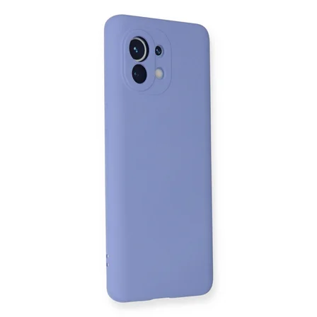 Xiaomi Mi 11 Kılıf Nano İçi Kadife Silikon - Lila