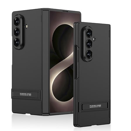 Teleplus Samsung Galaxy Fold 8 Ultra Kılıf Standlı Kıpta Sert Kapak