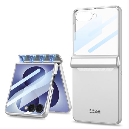 Teleplus Samsung Galaxy Flip 8 Kılıf Kıpta M-Magnet Sert Kapak