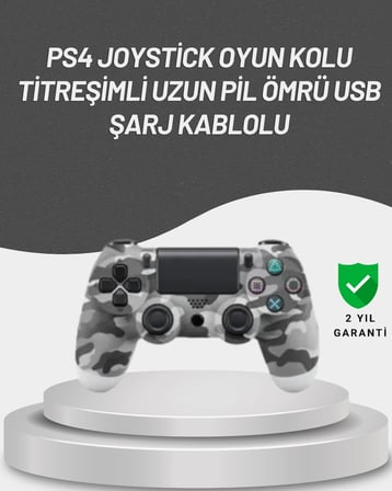 LED Işıklı Oyun Kolu – Durum Göstergeli Şık Tasarım