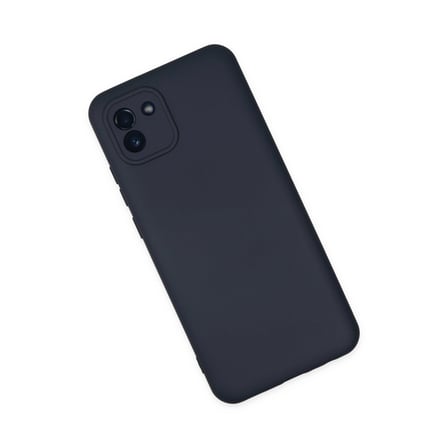 Samsung Galaxy A03 Kılıf Nano İçi Kadife Silikon - Lacivert