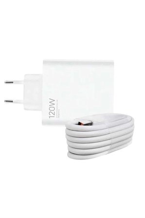 Watt Turbo Hızlı Şarj Aleti Seti Hızlı Şarj Adaptörü Beyaz