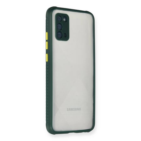 Samsung Galaxy As Kılıf Miami Şeffaf Silikon - Koyu Yeşil