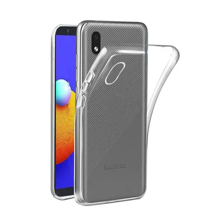 Samsung Galaxy A Core Kılıf Lüx Şeffaf Silikon