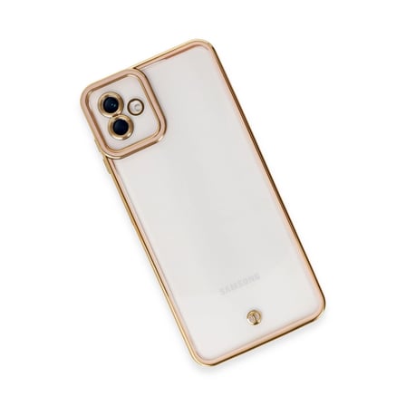 Samsung Galaxy A Kılıf Liva Lens Silikon - Rose