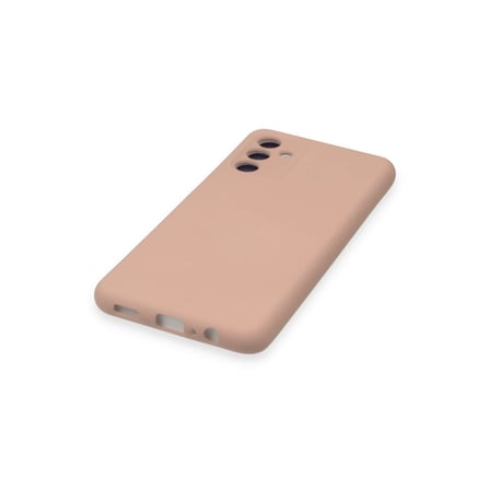 Samsung Galaxy A g Kılıf Nano İçi Kadife Silikon - Pudra