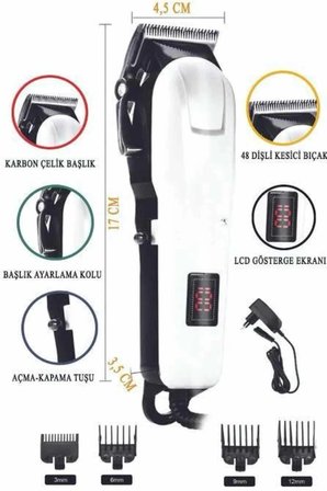 Kablosuz Saç Kesme Makinesi  Epilasyon Öncesi Kısaltma Makinesi