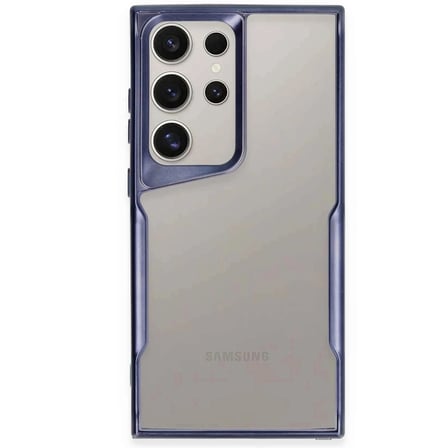 Samsung Galaxy S25 Ultra Kılıf Boyi Silikon Kapak - Lacivert