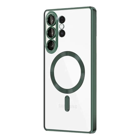 Samsung Galaxy S Ultra Kross Magneticsafe Kapak - Koyu Yeşil