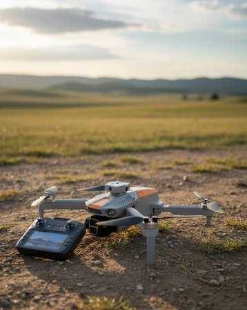 GPS Özellikli Drone 1080P Kamera 360 Derece Dönebilen Uzun Uçuş Süreli