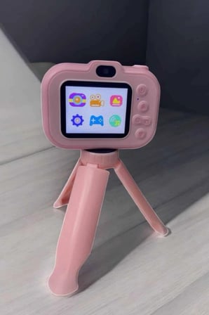 Ayaklı Mini Fotoğraf Makinesi Çocuk Için Eğitici Video Kamera