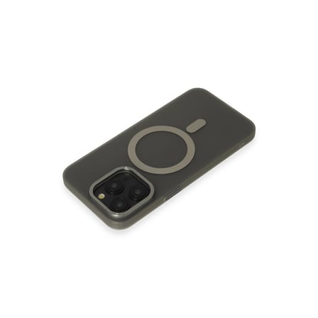 Apple İphone  Pro Kılıf Lodos Magneticsafe Mat Kapak - Titan Gri