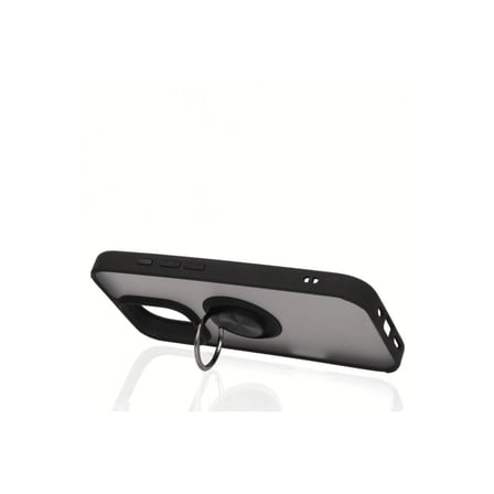 Apple İphone  Pro Max Kılıf Montreal Yüzüklü Silikon Kapak - Yeşil