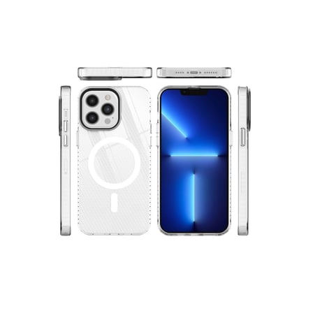 Apple İphone  Pro Max Kılıf Beta Magneticsafe Silikon - Şeffaf