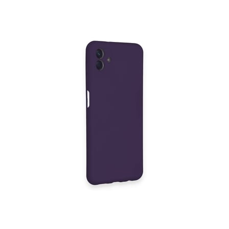 Samsung Galaxy A04 Kılıf Nano İçi Kadife Silikon - Mor