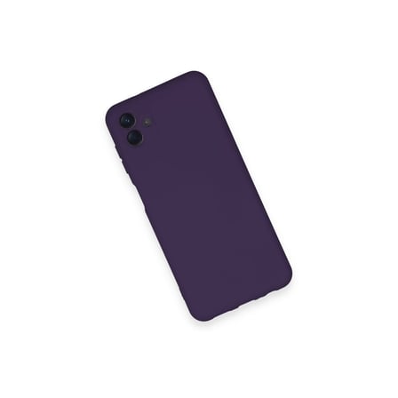 Samsung Galaxy A04 Kılıf Nano İçi Kadife Silikon - Mor