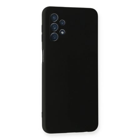 Samsung Galaxy A52 Kılıf Nano İçi Kadife Silikon - Siyah