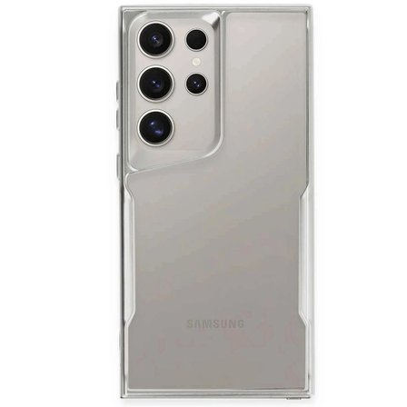 Samsung Galaxy S25 Ultra Kılıf Boyi Silikon Kapak - Gümüş