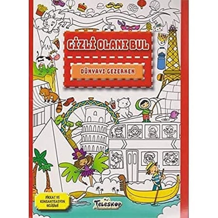 Gizli Olanı Bul-Dünyayı Gezerken (Kapak Resmi değişebilir)