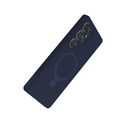 Samsung Galaxy S24 Ultra Regal Magsafe Standlı Kapak - Lacivert