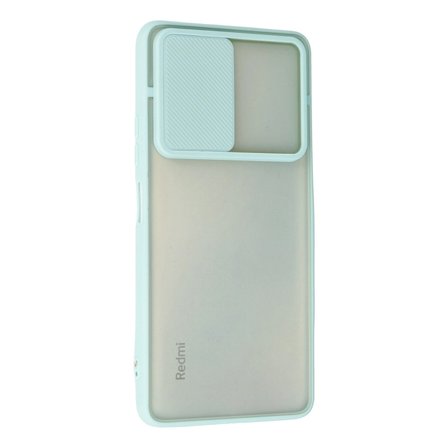 Xiaomi Redmi Note 10 Pro Kılıf Palm Buzlu Kamera Sürgülü Silikon - Turkuaz