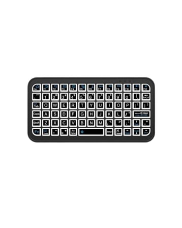 Şarjlı Kablosuz Mini RGB Klavye Uzun Pil Ömürlü