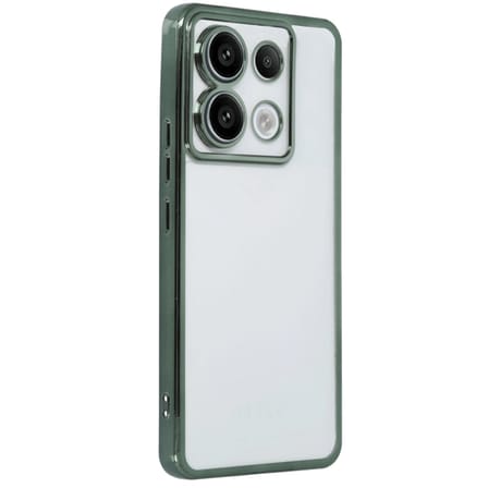 Xiaomi Poco X6 Kılıf Razer Lensli Silikon - Yeşil