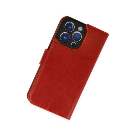 Apple İphone 14 Pro Max Kılıf Trend S Plus Kapaklı Kılıf - Kırmızı
