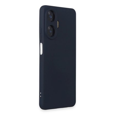 Realme C55 Kılıf Nano İçi Kadife Silikon - Lacivert