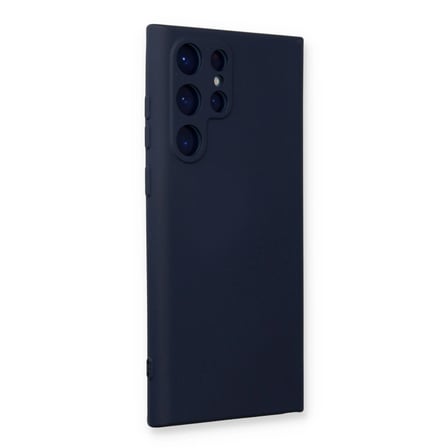 Samsung Galaxy S23 Ultra Kılıf Nano İçi Kadife Silikon - Lacivert