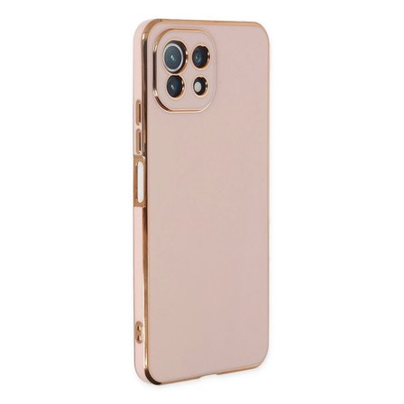 Xiaomi Mi 11 Lite Kılıf Volet Silikon - Pembe