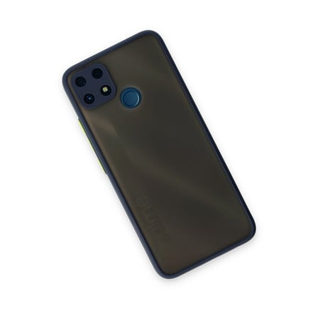 Realme C25 Kılıf Montreal Silikon Kapak - Lacivert