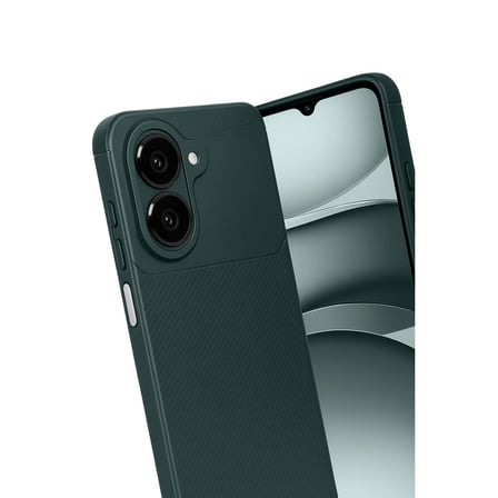 Samsung Galaxy A07 4g Auto Focus Karbon Kapak - Koyu Yeşil