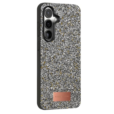 Onegif Samsung Galaxy S25 Bright Simli Kapak - Gold