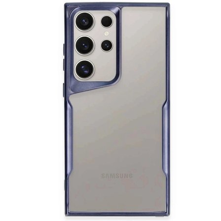 Samsung Galaxy S25 Ultra Kılıf Boyi Silikon Kapak - Lacivert